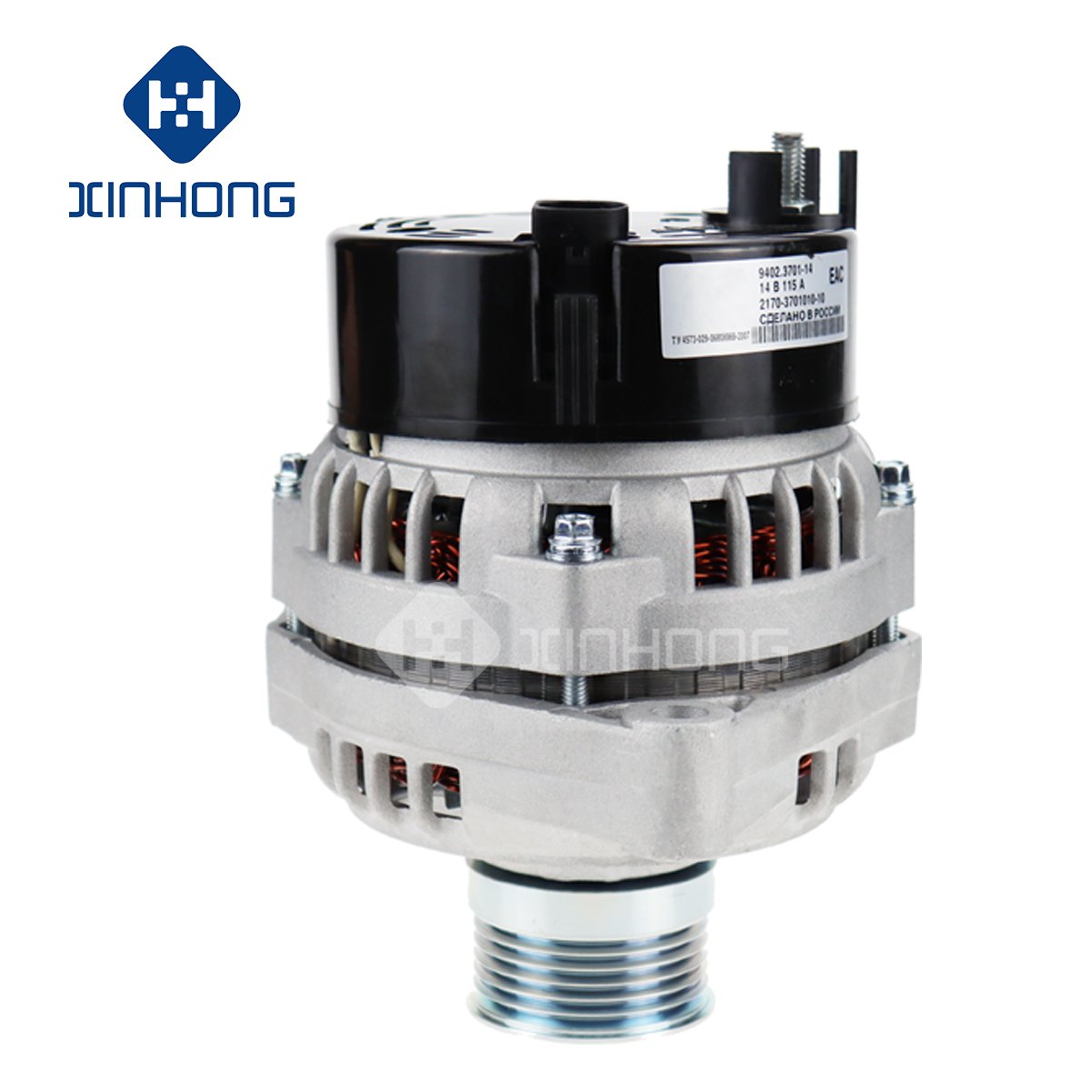 Generator Alternator for Car Auto Parts for VAZ-1118,1119,2112,2170,2190 14V 115A OE 9402.3701-14