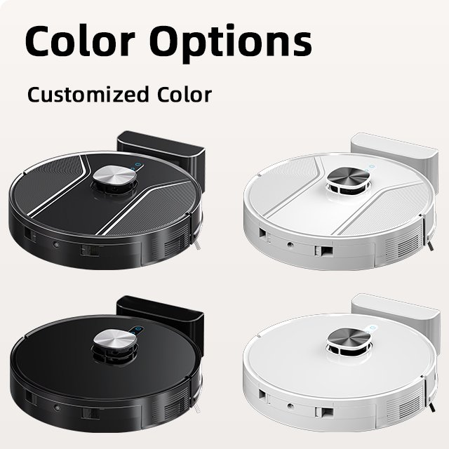 3500PA Robot Vacuum Self-Cleaning Strong Suction for Deep Floor Ideal for Pet Hair Hard Floors 120mins Runtime WiFi App Alexa