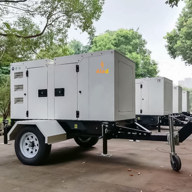10kw 30kw 50kw 80kw 100kw 160kw Electric Generator diesel Generator Trailer Type Portable Type