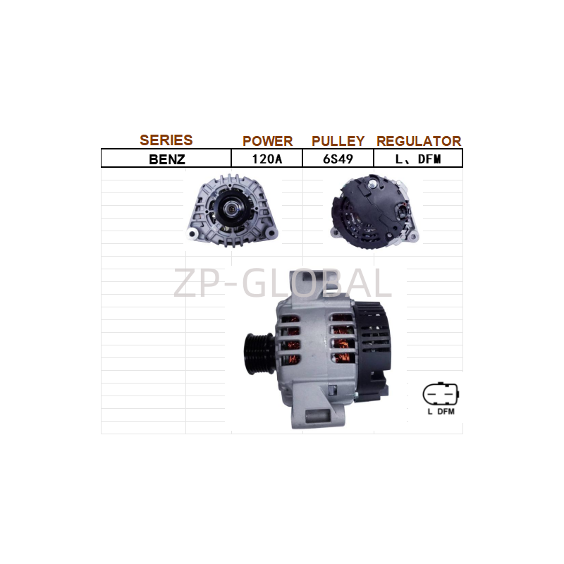 Charging Regulator Voltage Alternator of Generator Parts A0111548402 for Mercedes-Benz C180/E200