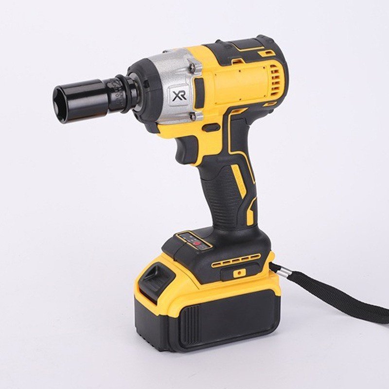 High-Torque 21V Industrial Cross-Border Rechargeable Brushless Impact Wrench for Auto Repair Special Workers Wind Lithium