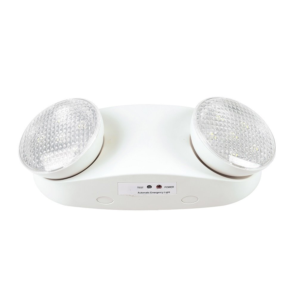 Free Shipping Emergency Light with Battery Backup Two Head Adjustable Commercial Emergency Led Lights 120-277v Exit Fixtures
