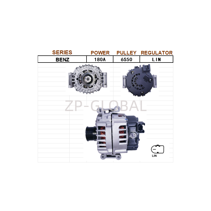 Voltage Regulator Car Alternator Parts A0141544202 for Mercedes Benz E/C 300/350 S350