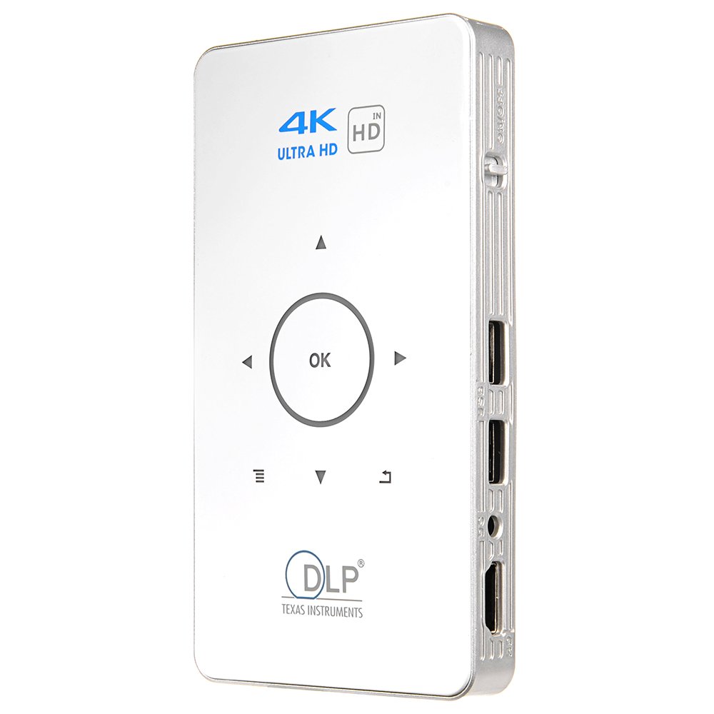 Modern Design P06 3D Mini Movie Video Projector Lens,Yinzam Dlp Smart Touch Panel Projector S905x Battery Android 4k Beamer P06