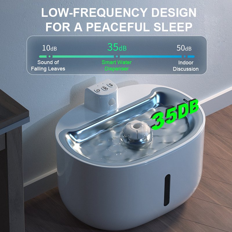 Automatic Water Dispenser Pump Pet Automatic Feeders Fountain With Charging Mode Sensor for Drinking Water