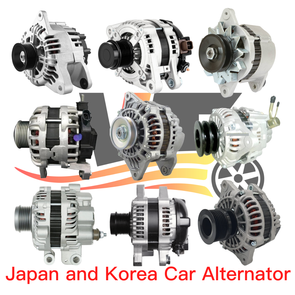 ALL Series China Car Alternator 12V/24V/48V Auto Alternator for Engineering Tractor Truck Alternator for Japan and Korea