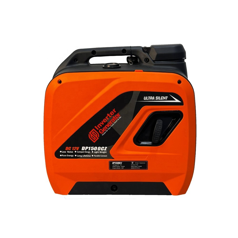 1.2kW 12V DC Inverter Gasoline Generator Stable Output Charging Frequency Auto Speed 1.0KW Rated Parking Air Conditioners