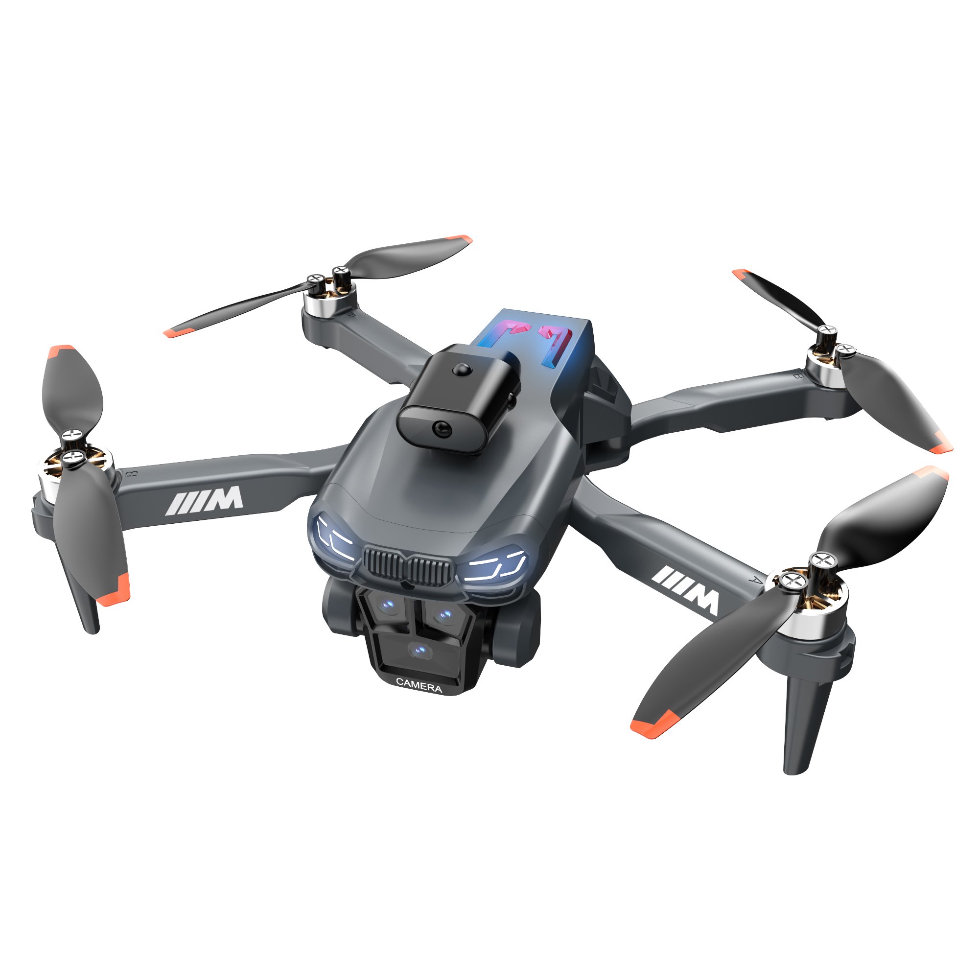Professional Mini Drone with 4K Dual Camera Portable FPV Quadcopter Long Range Wifi Remote Control Aircraft Brushless Motor