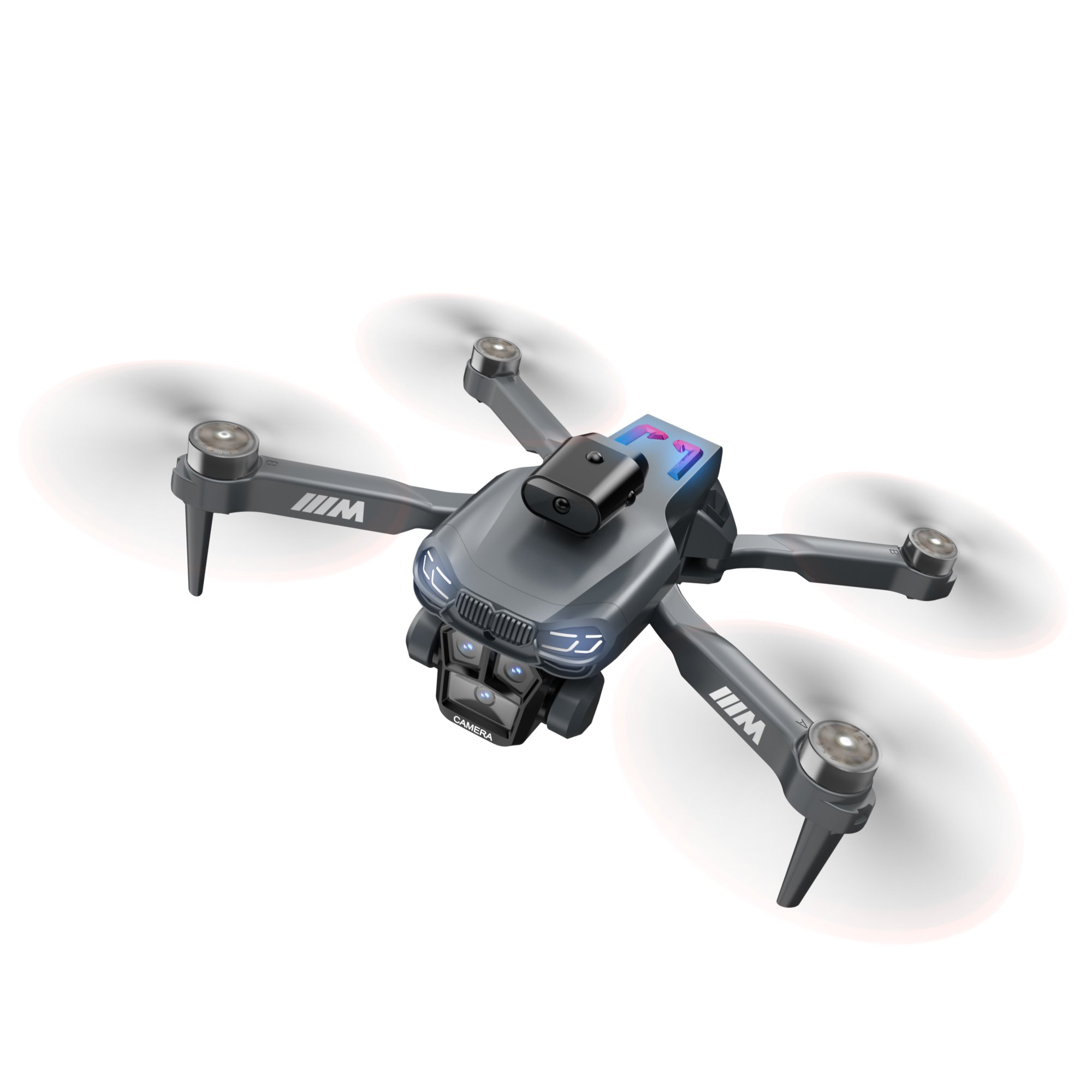Professional Mini Drone with 4K Dual Camera Portable FPV Quadcopter Long Range Wifi Remote Control Aircraft Brushless Motor