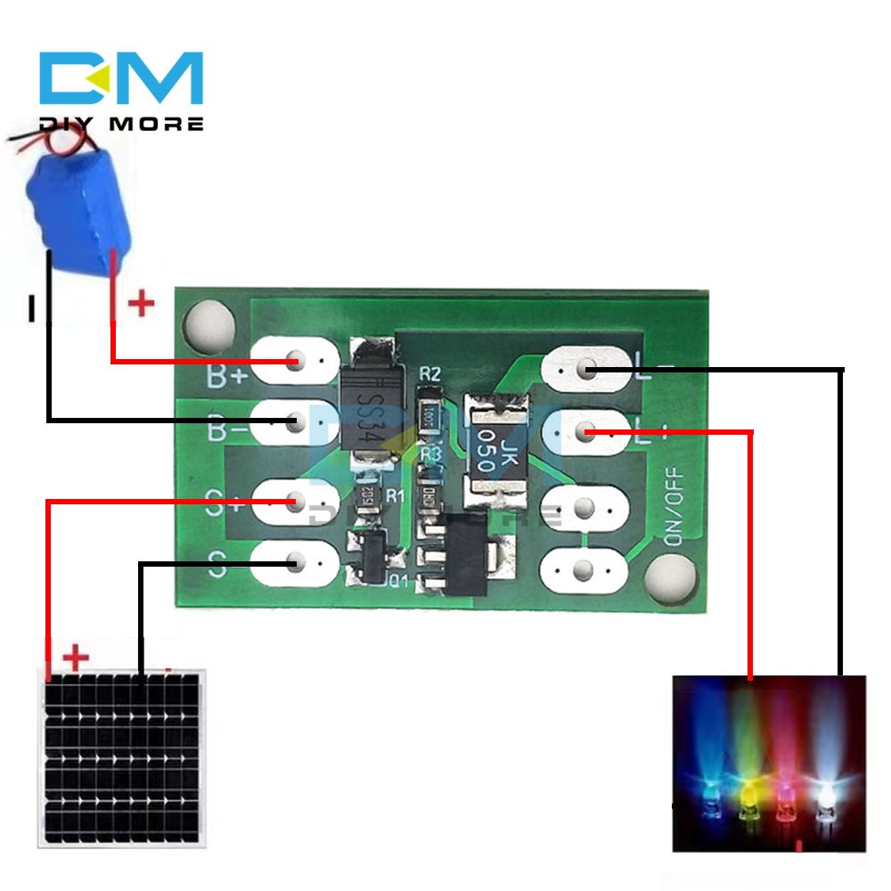 Solar Charge Controller Auto Control Switch Circuit Board Lithium Battery Charging Board Courtyard Small Street Lamp