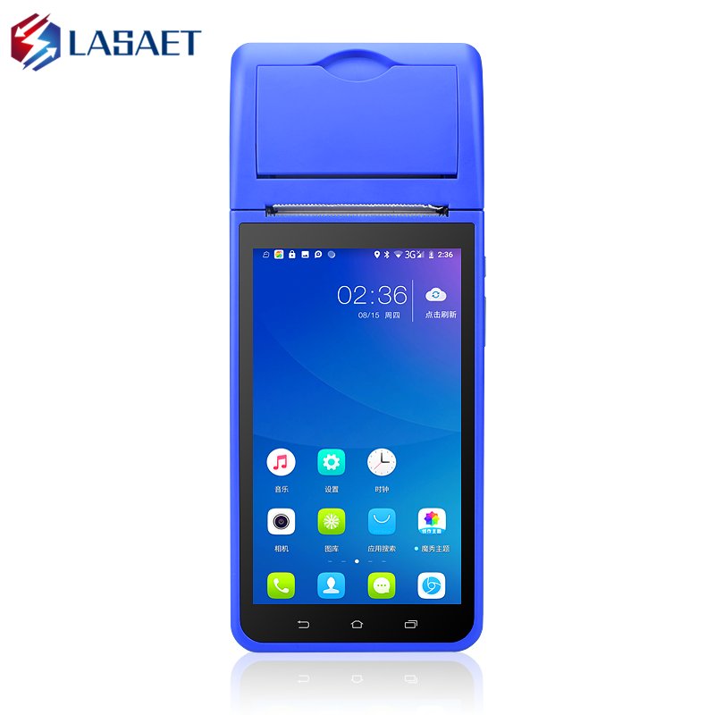2023 New 4G Android 8.1 Pos Systems Machine Terminal Touch Screen with Thermal Printer Type-c