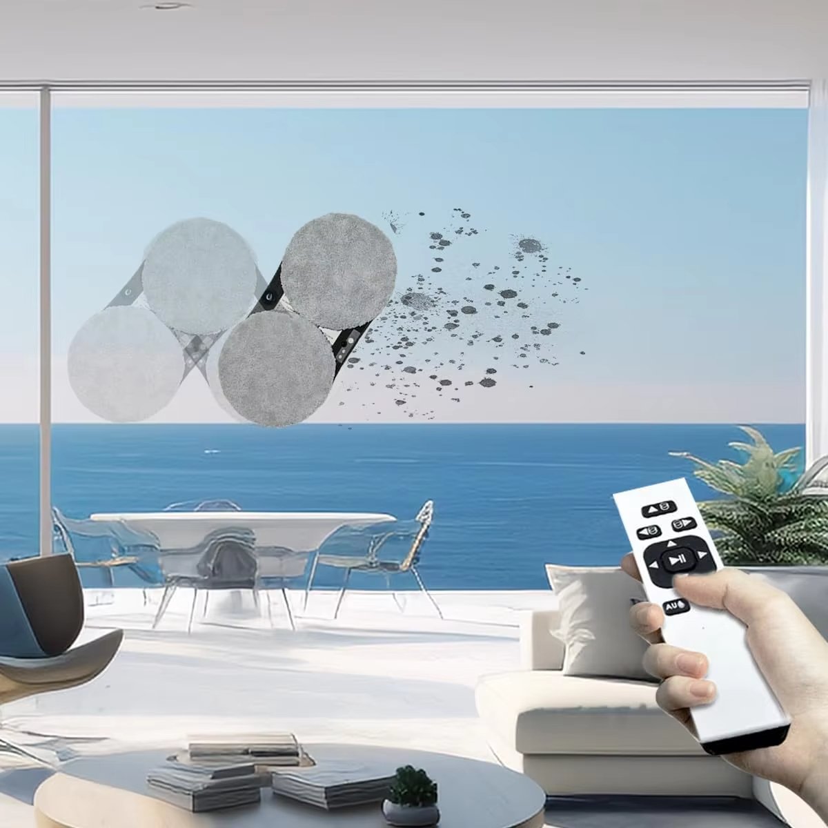 5600pa Glass Cleaning Robot APP Control 35ML Auto Water Spray Vacuum Window Cleaning Robot