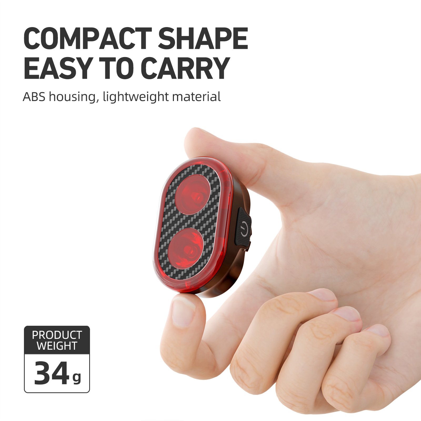CYCLAMI CY200 Auto Brake Bike Taillight Smart Sensor Cycling MTB Road Rear Lights Bicycle LED Warning Light USB Charging