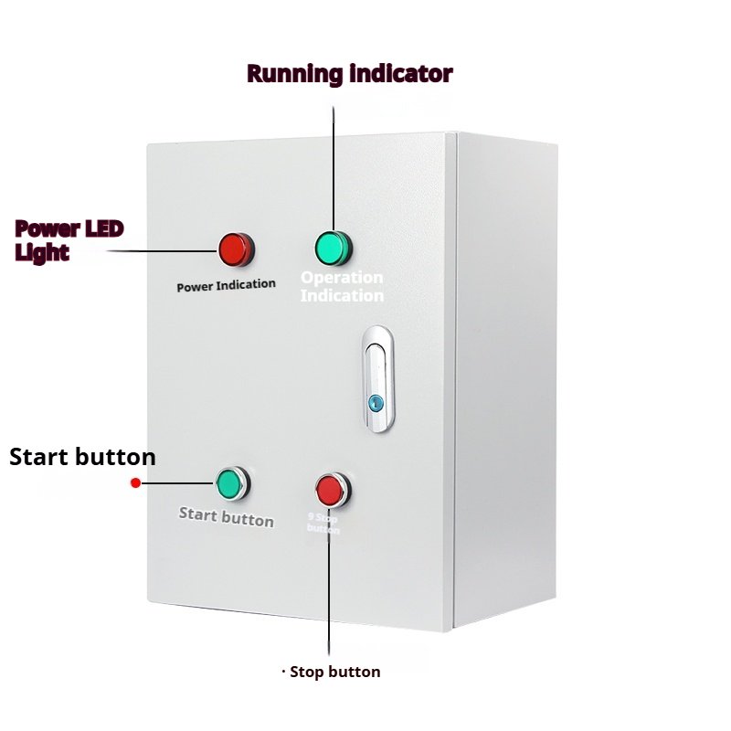 China Factory Wholesale Price 3 Phase Permanent Magnet Electrical Panel Box for Motor Starter and Pump