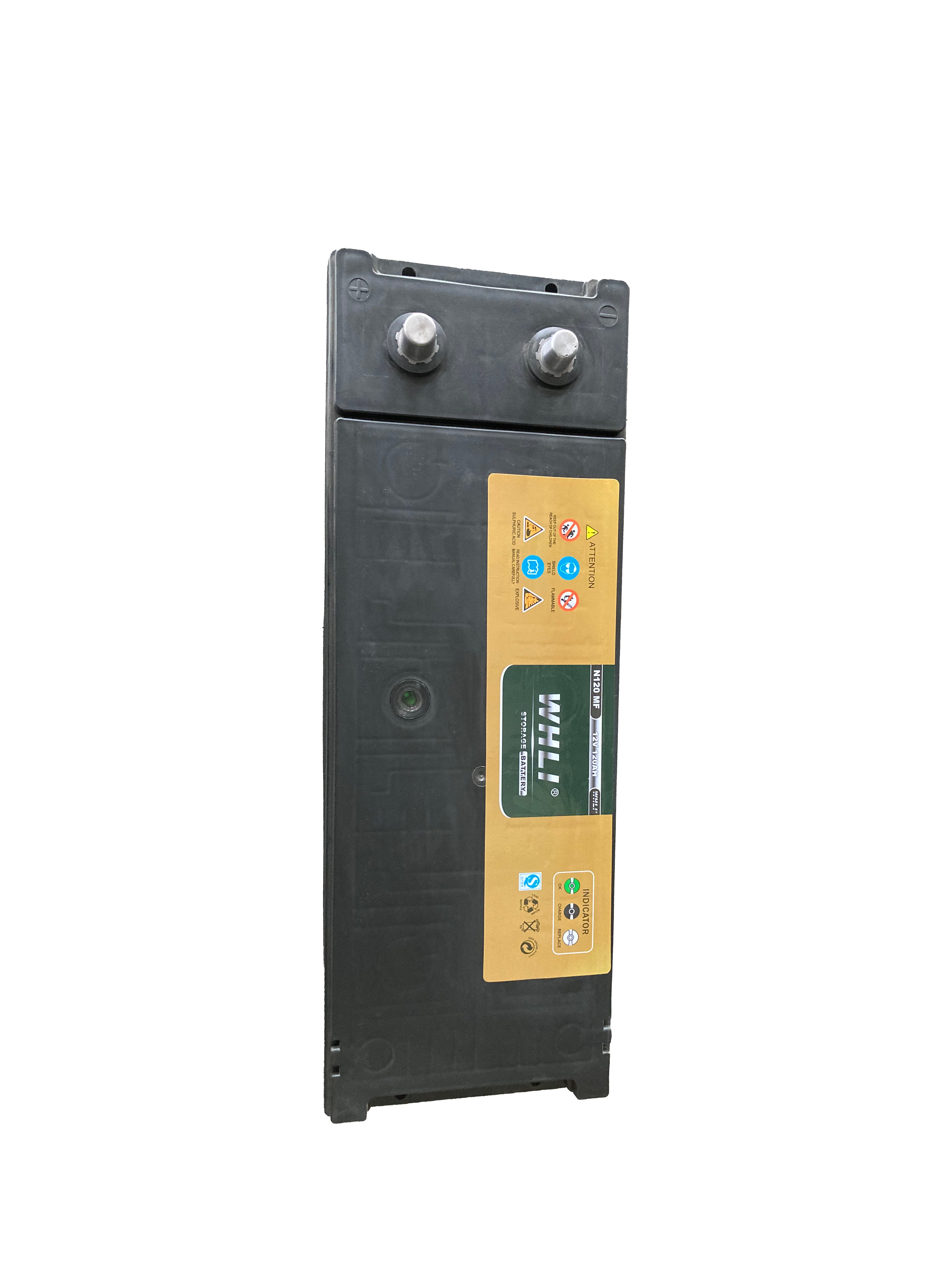 12V N120 120Amp sealed Maintenance Battery for Car with High CCA High Quality