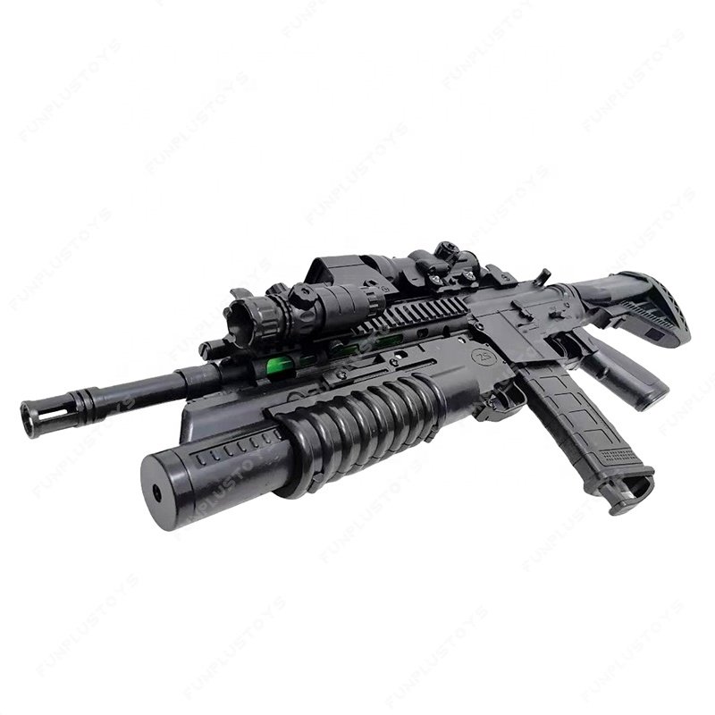 M416 7MM GEL Ammos Blaster Water Ball Splatter Launcher Shooting Game Outdoor Playing Training Gift for Kids Electric Toy Gun