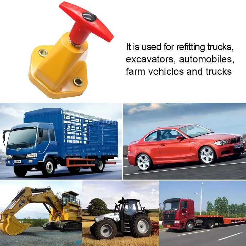 Universal Car High Quality Auto Battery Cut off Isolator Switch 12V 48V 30A Truck Tractor Car Battery Disconnect Switch