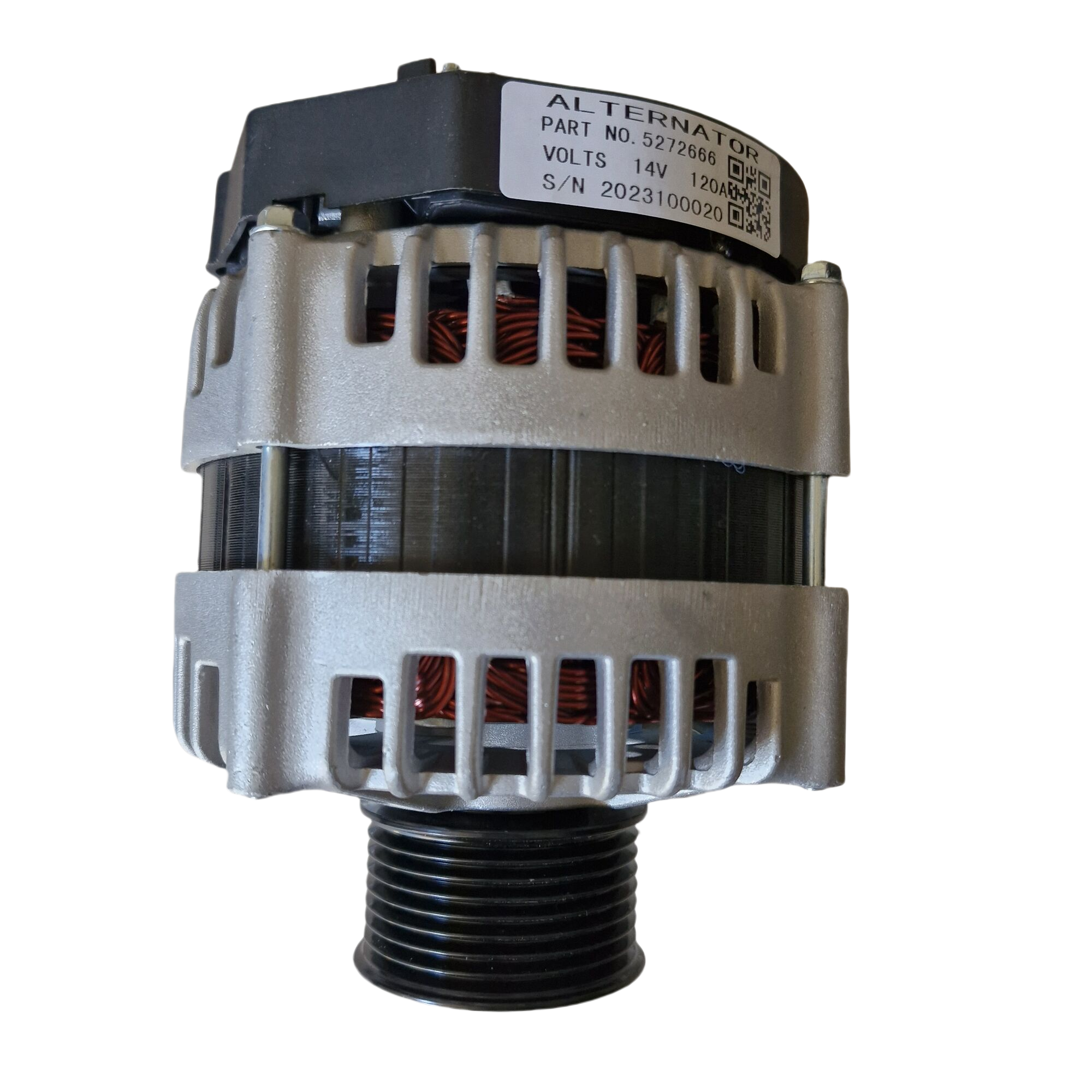New 12V 120A Alternator Assembly Compatible 5272666 5318121 5272600 for Foton View ISF2.8 Diesel Engine Generator Part Number