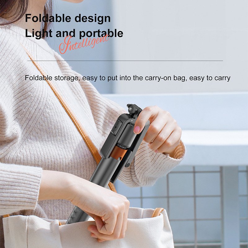 Professional 360° Face Tracking Phone Holder with 180CM Tripod Extended Height Rotation Fill Light Handle for Vlog Selfie Stick