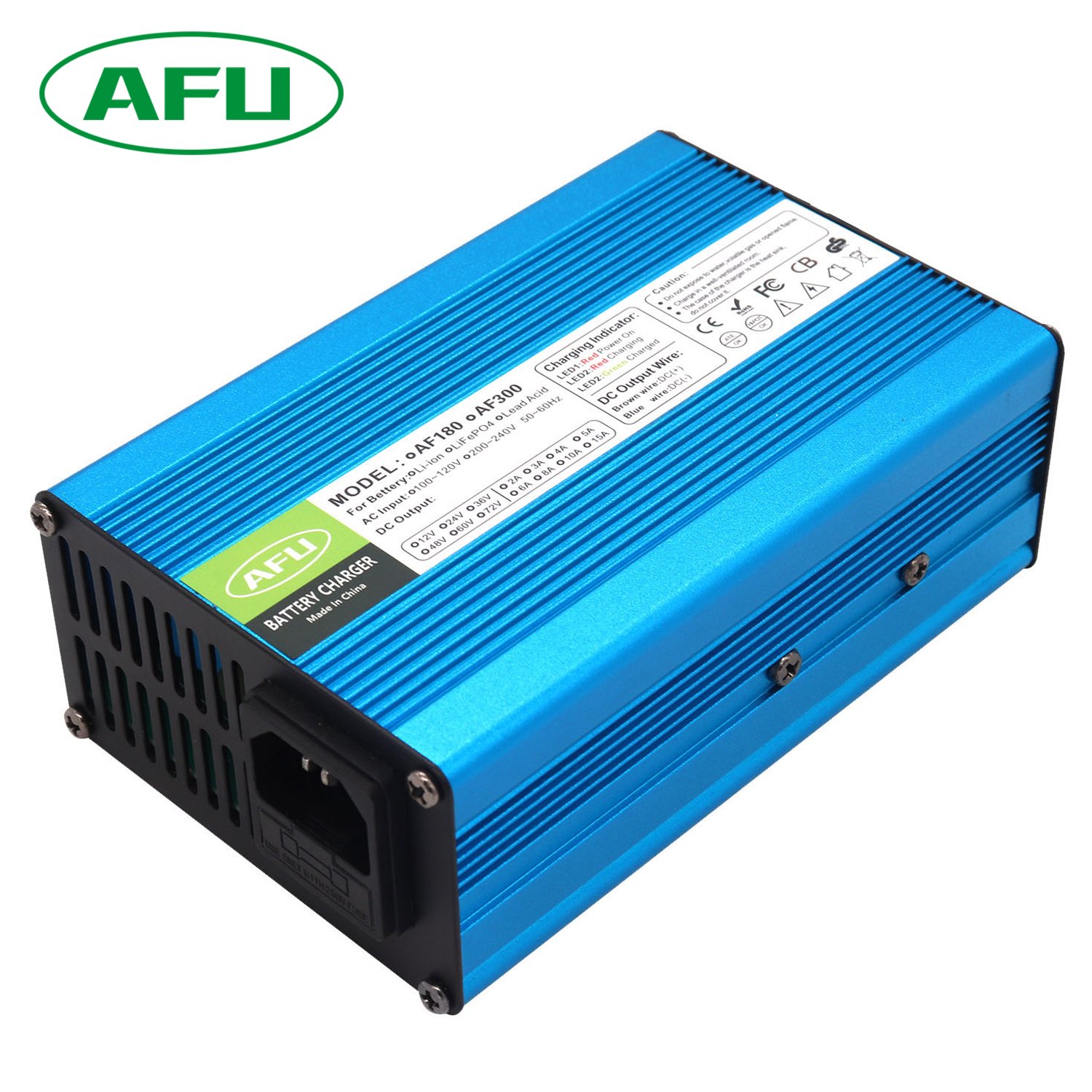 Factory Wholesale 12.6V 5A 6A 8A 10A Li-ion Battery Charger for 3S 11.1V Lipo/LiMn2O4/LiCoO2 Battery Pack 12V Battery Charger