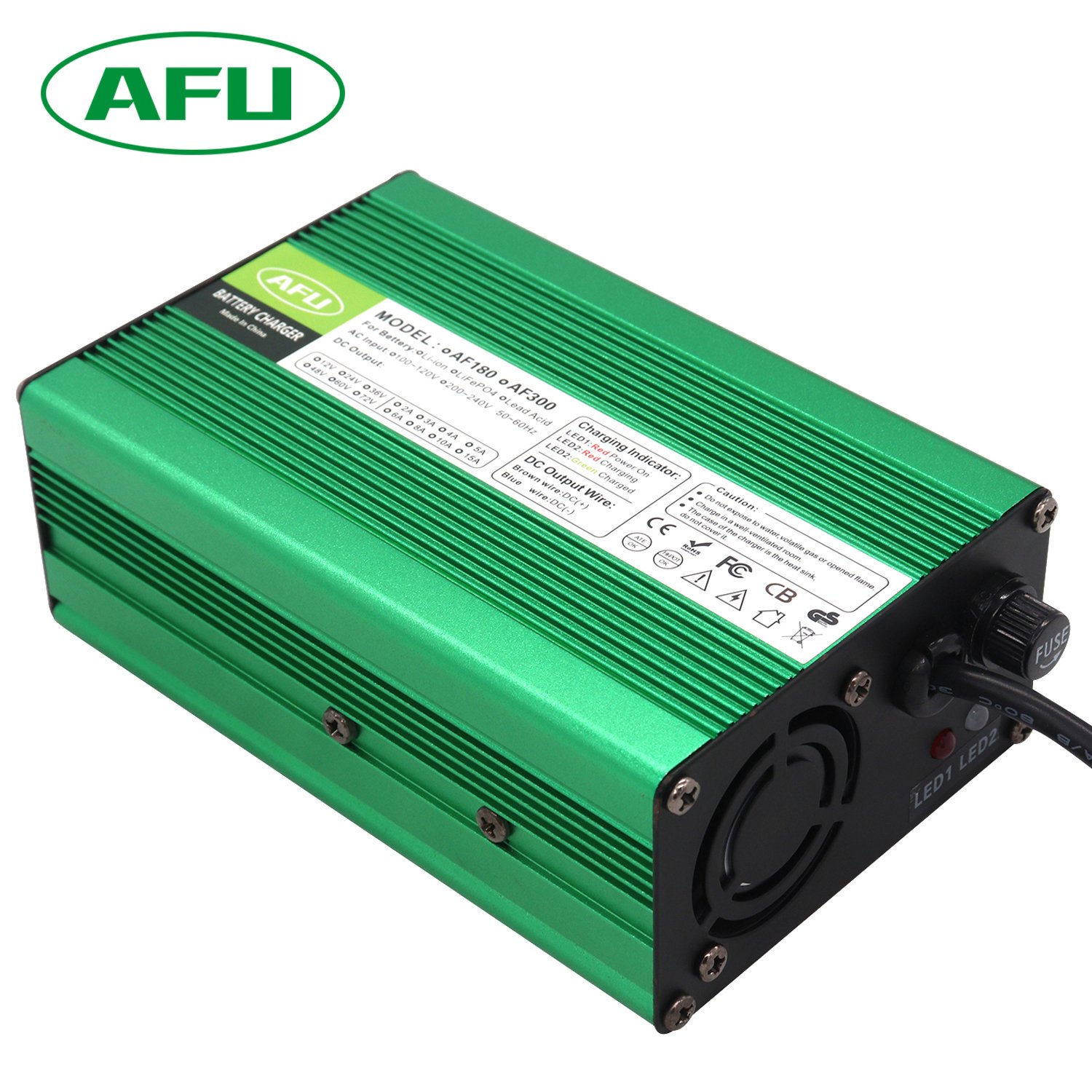 Factory Wholesale 12.6V 5A 6A 8A 10A Li-ion Battery Charger for 3S 11.1V Lipo/LiMn2O4/LiCoO2 Battery Pack 12V Battery Charger