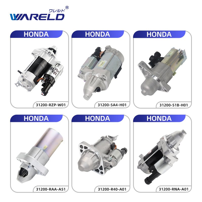 Auto Parts Electrical System Car Engine Starter Motor 31200 for Honda ACCORD CIVIC HATCHBACK HRV CRV CITY CROSSTOUR FIT ODYSSEY