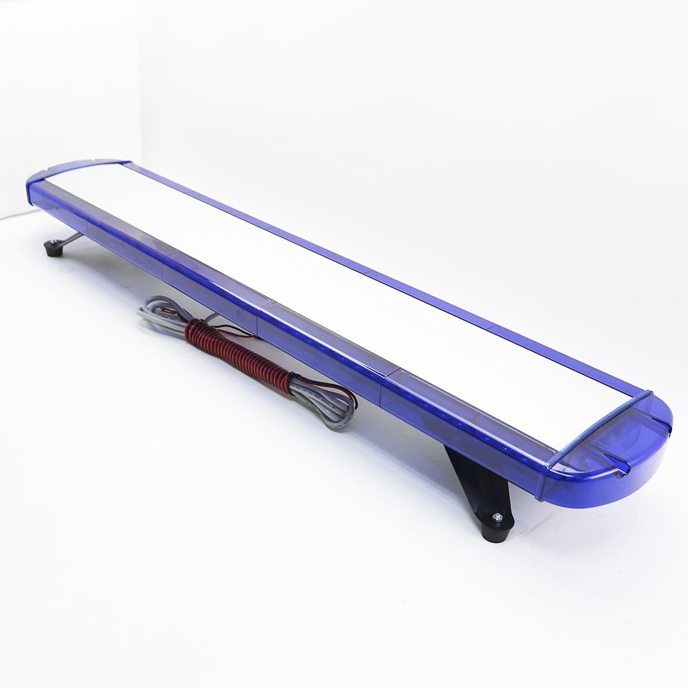 Built-in Speaker Siren 120CM 47 Inch 88 LED Bar Strobe Warning Light Red Blue Amber White Flashing Emergency Light PA System