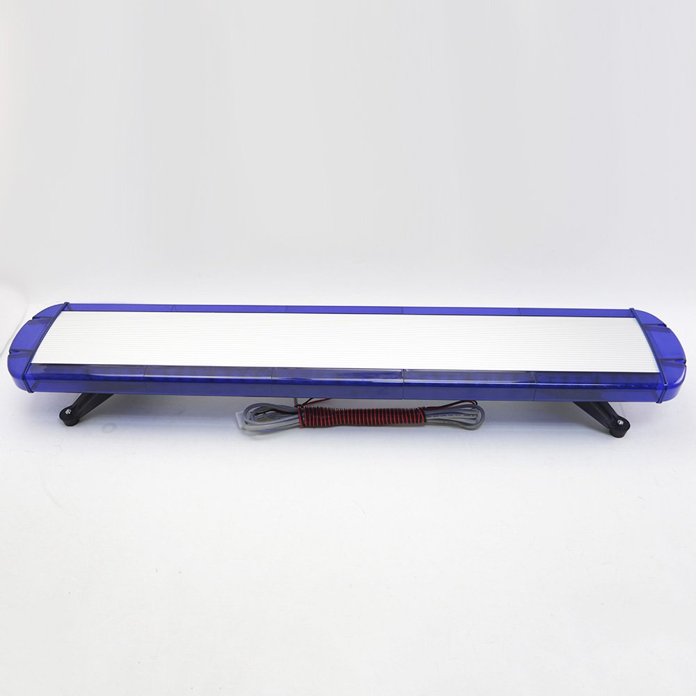Built-in Speaker Siren 120CM 47 Inch 88 LED Bar Strobe Warning Light Red Blue Amber White Flashing Emergency Light PA System