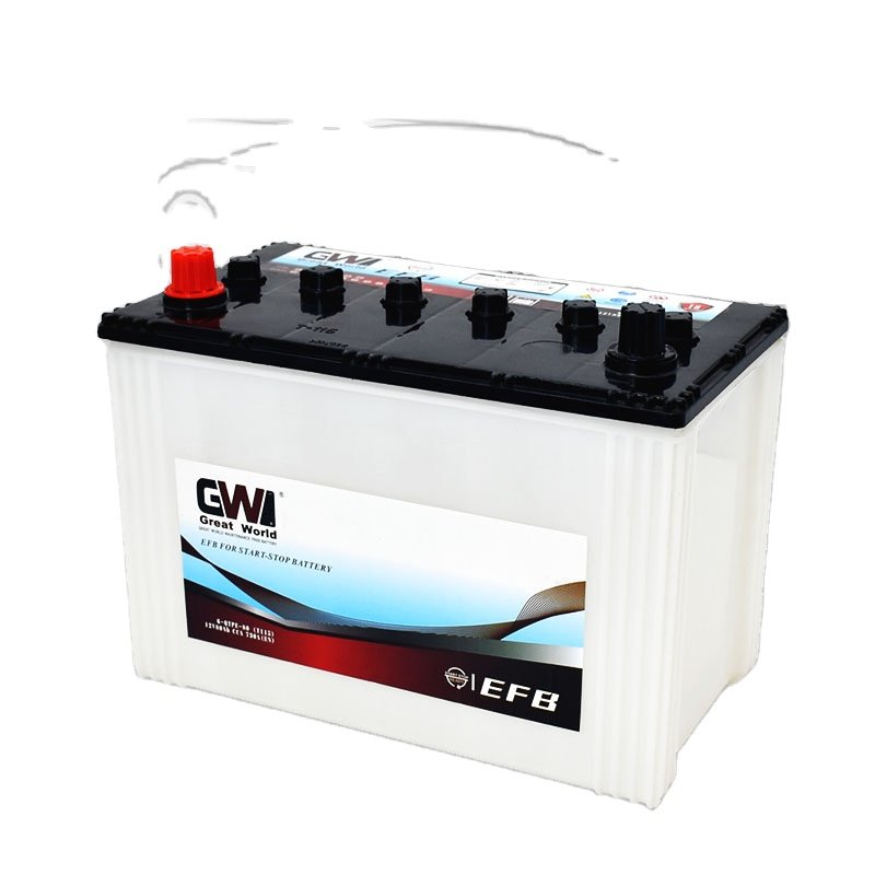 GW Best Brand 12V 75ah Auto Battery Import MF Acid Lead EFB Battery for Cars and Trucks Wholesale