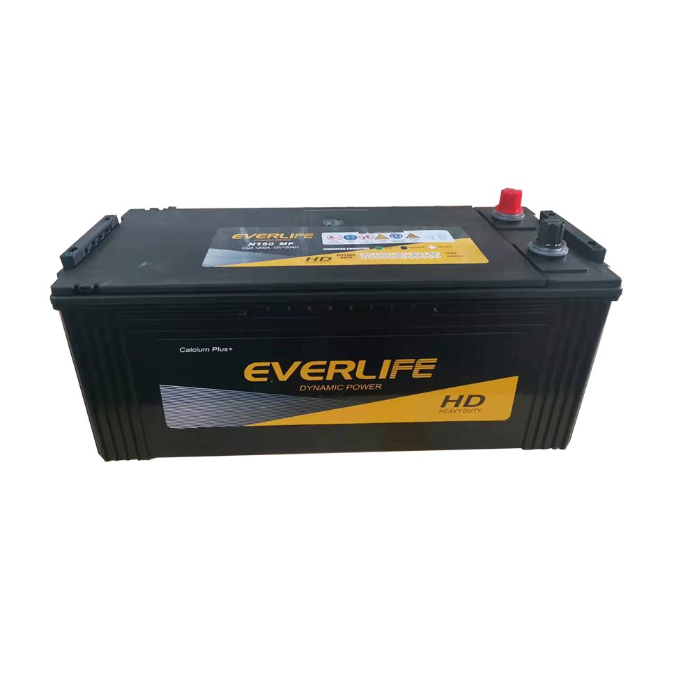Factory Cheap Price 12v 150ah Weight of Truck Battery N150