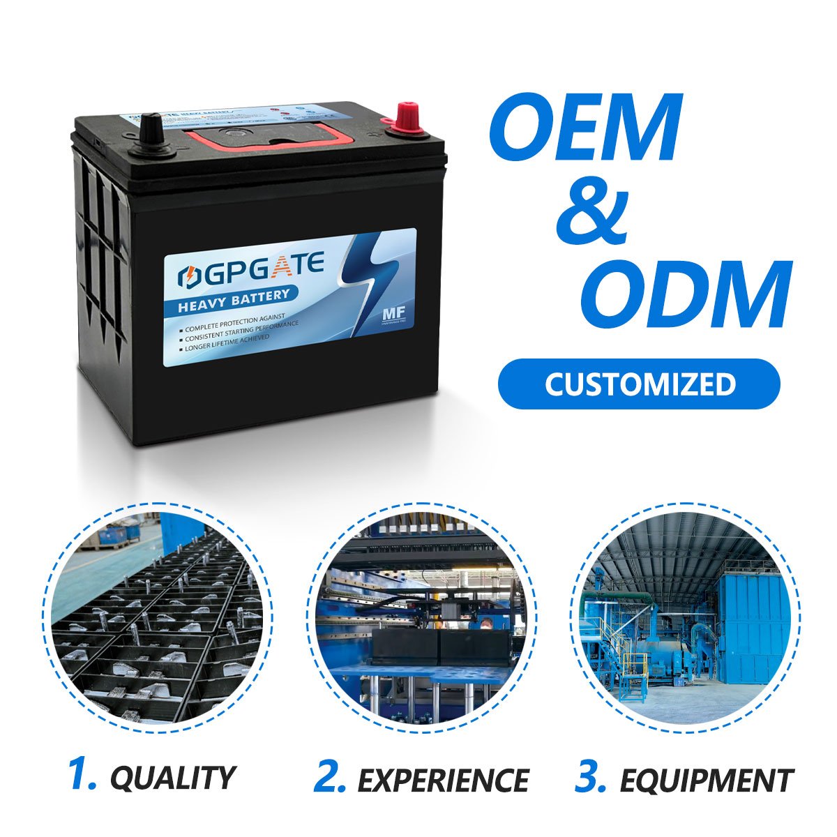 Maintenance-free sealed Car Starting Battery JIS 12V 45Ah 46B24 Suitable for Japanese Car Starting