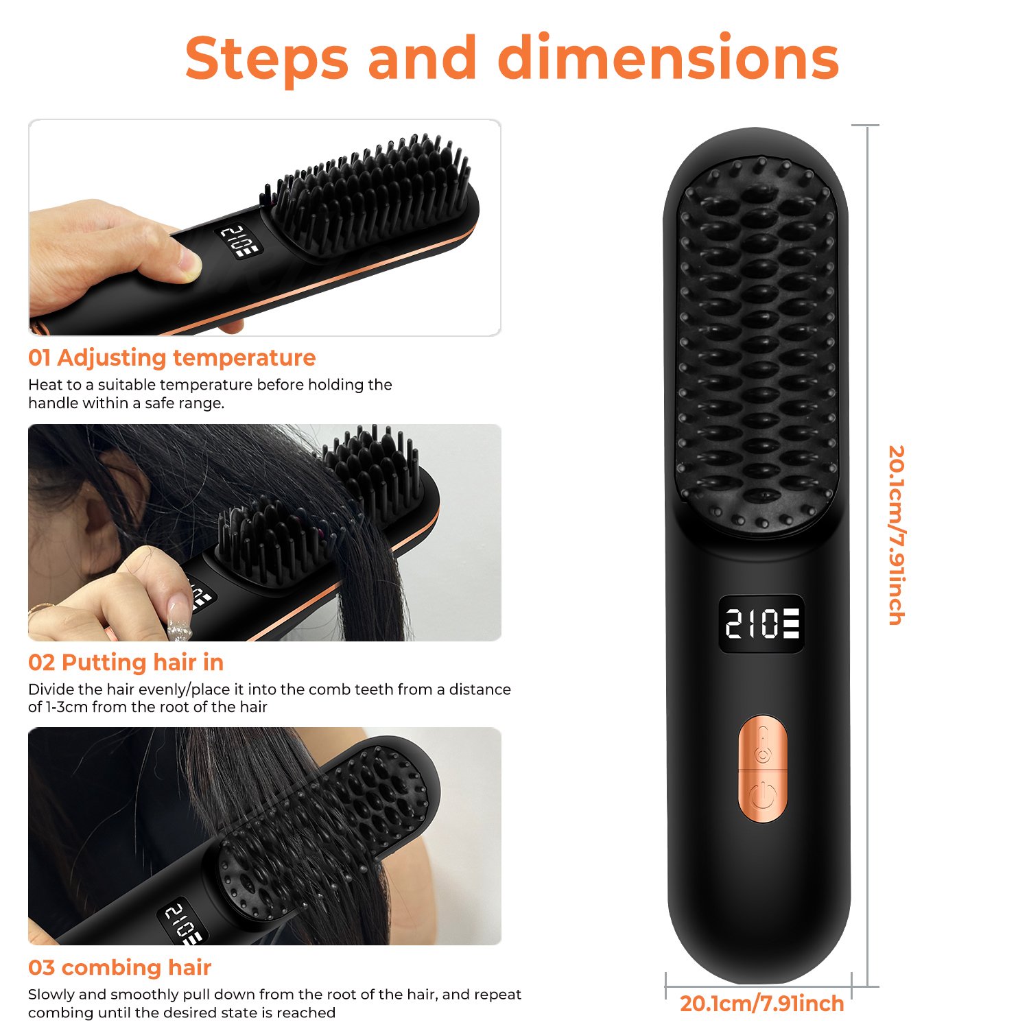 Usb New Arrival Custom Colors Portable Rechargeable Cordless Wireless Stylish Mobile Hair Iron Mini Straightener