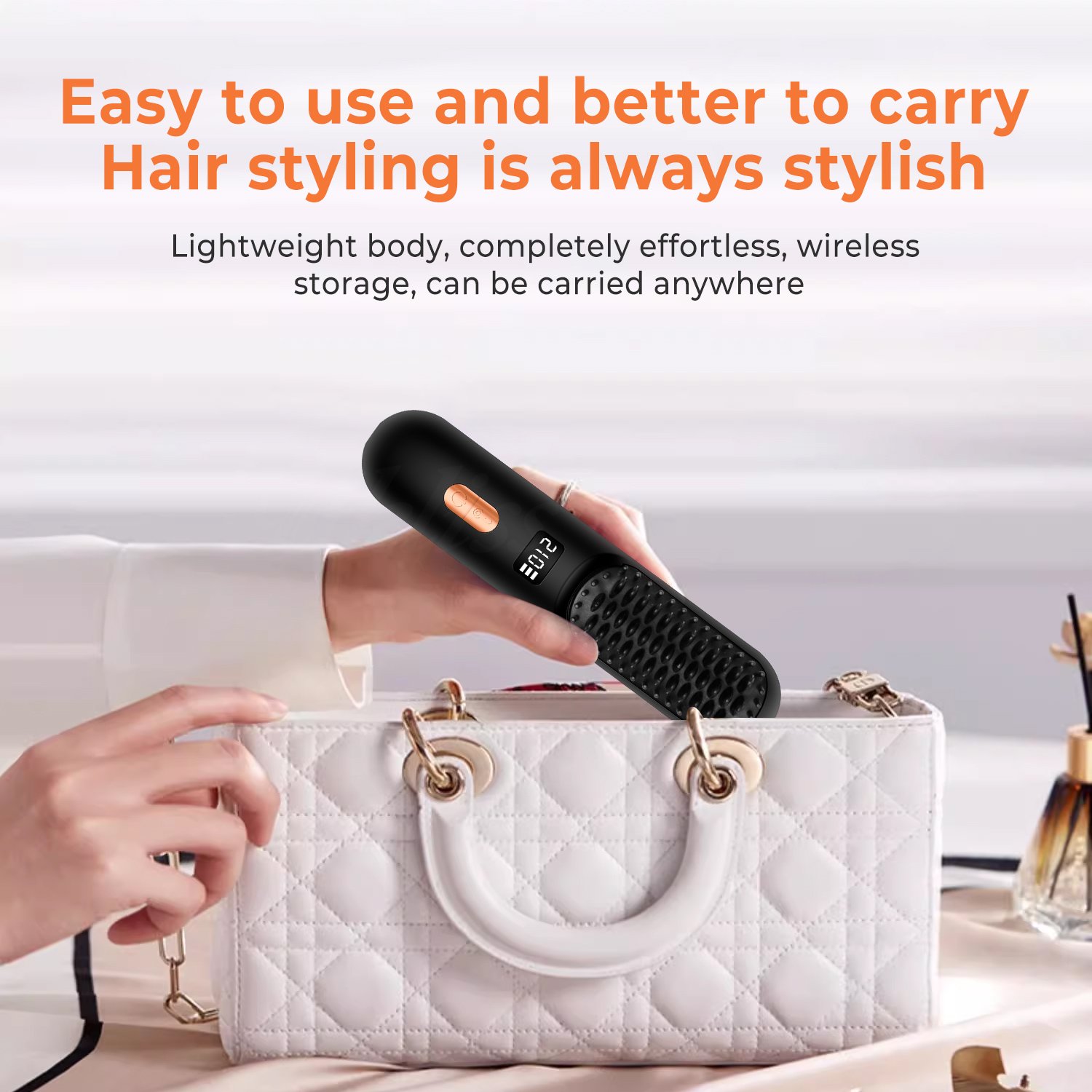 Usb New Arrival Custom Colors Portable Rechargeable Cordless Wireless Stylish Mobile Hair Iron Mini Straightener