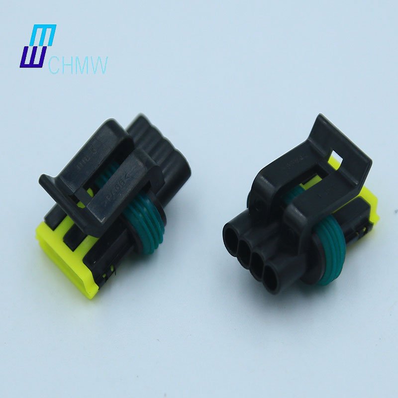 Alternative TE /AMP/ TYCO 444046-1Auto 4pin Female Wire Harness Car Connector DJ7044A-1.8-21