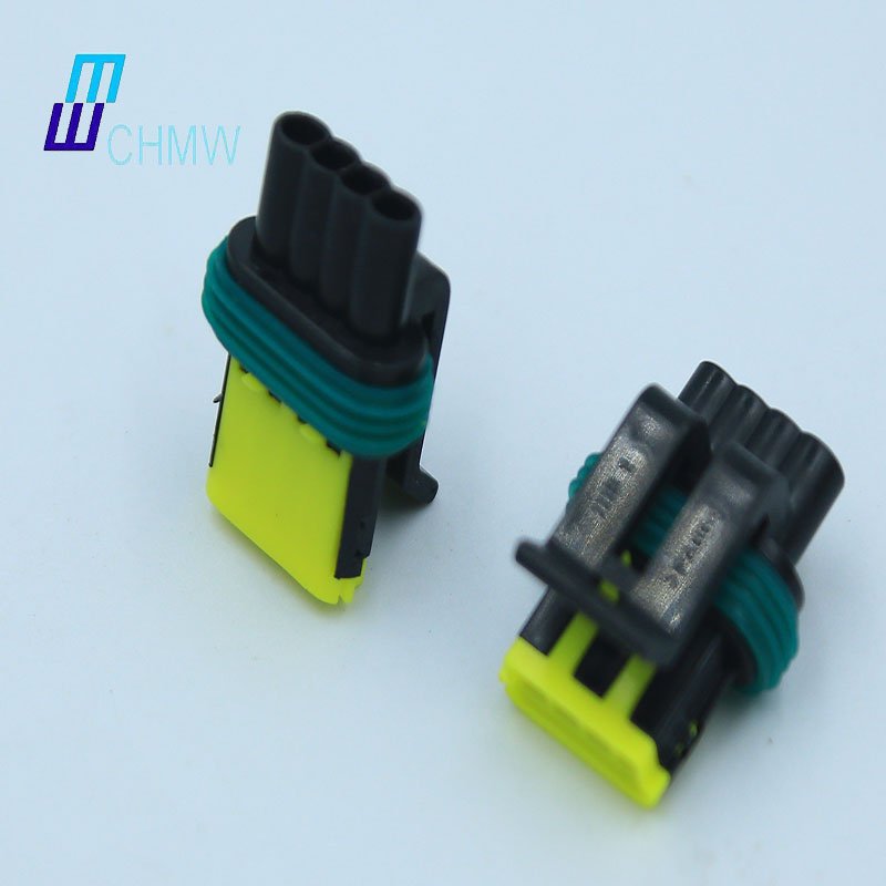 Alternative TE /AMP/ TYCO 444046-1Auto 4pin Female Wire Harness Car Connector DJ7044A-1.8-21