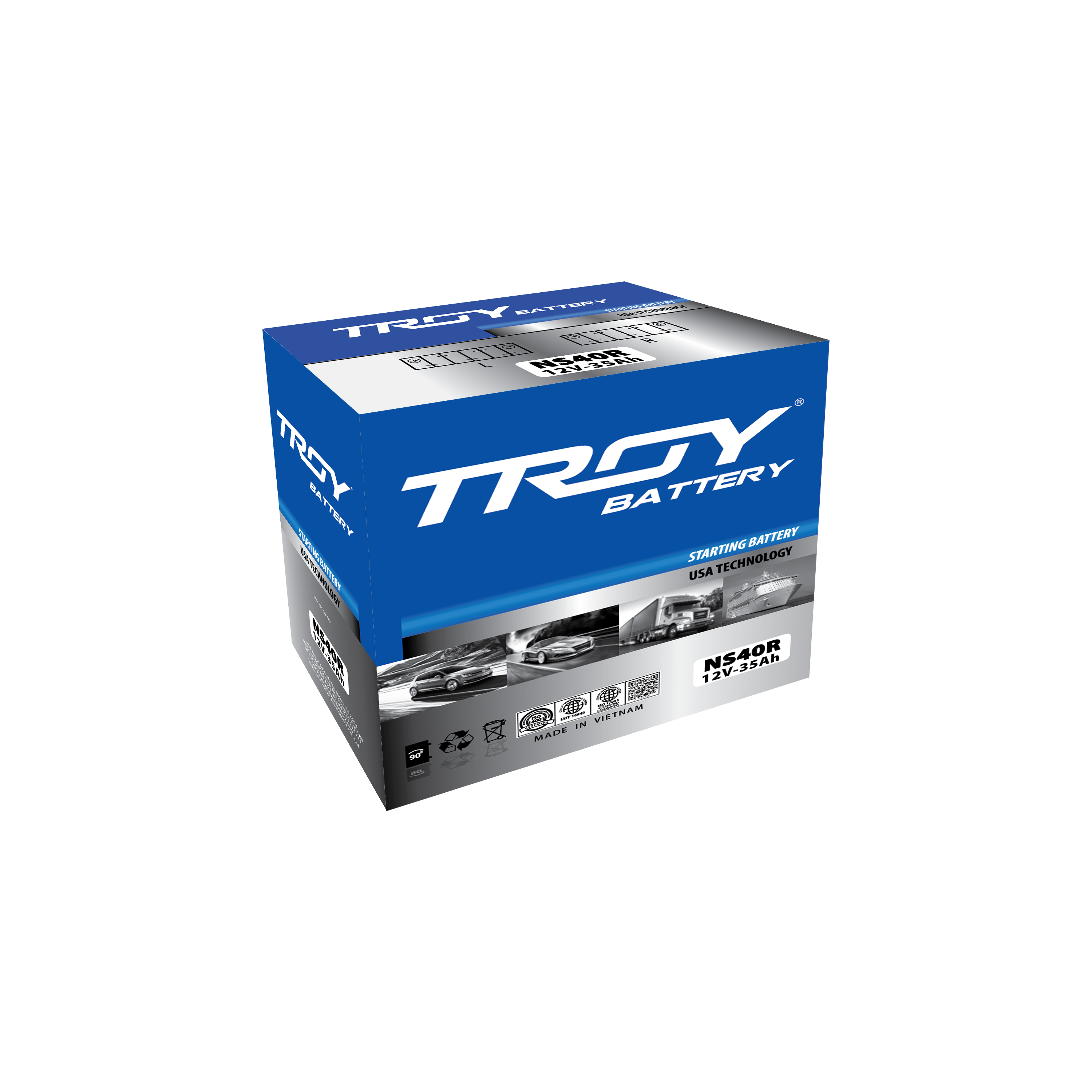 Lead Acid Batteries Car Batteries for Starting NS40 12V 35AH US Standard OEM Automotive Power for Home Application