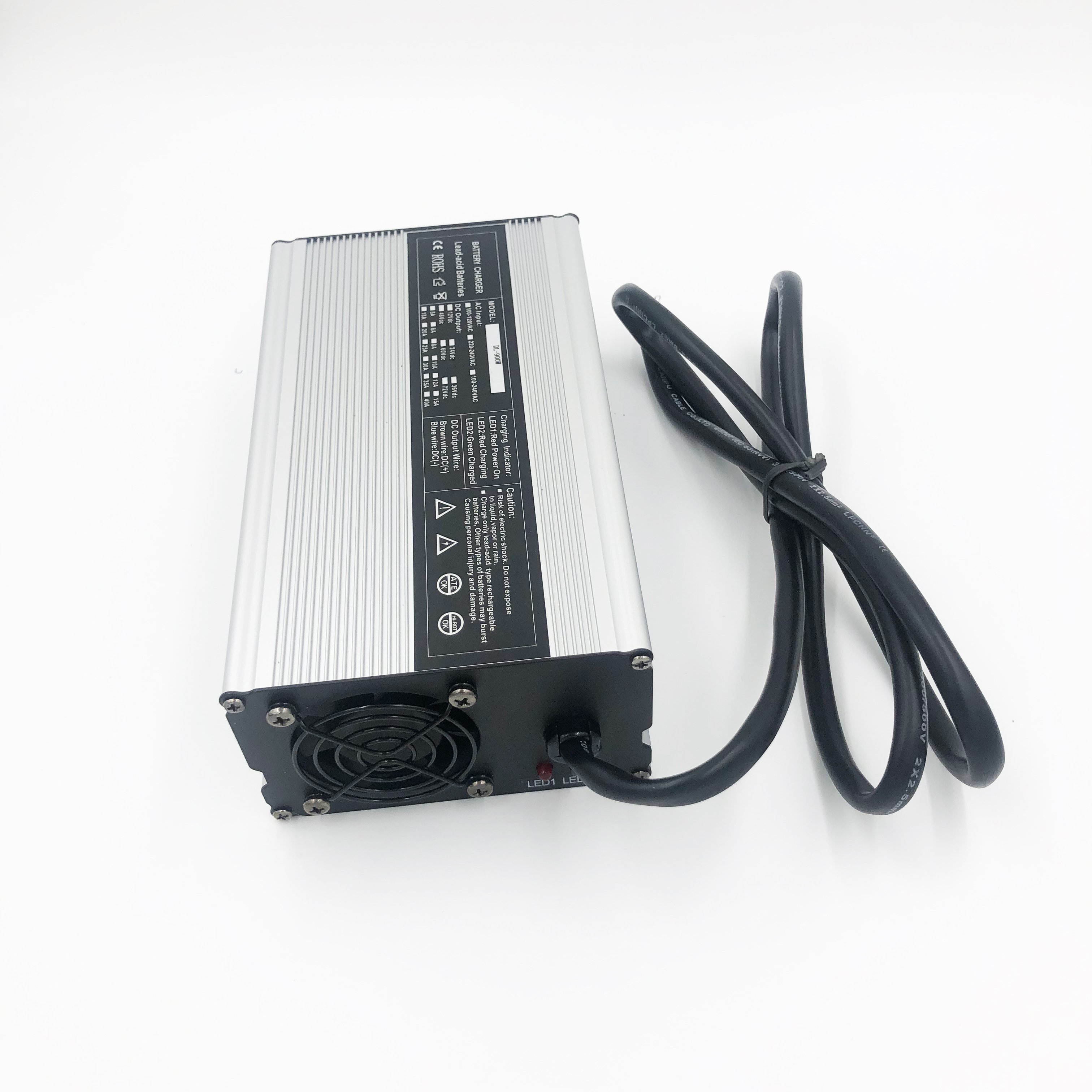 900W Li-ion Lifepo4 12v 24V 48V 60V Sweeper On-board Fast Battery Charger Fork Lift Charger