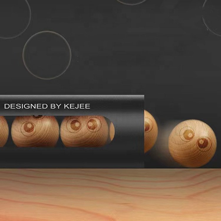 Natural Alternative Pea Pods Wooden Ball Scente Car Odor Difuser Handmade Flow Wood Bead Custom Car Perfume Wood