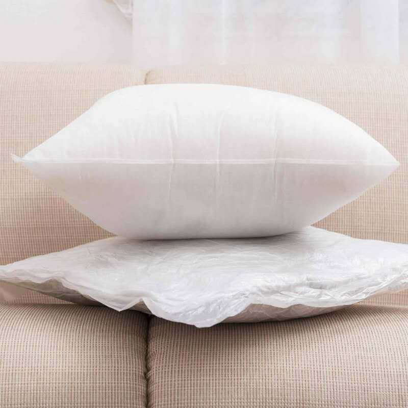 Square Throw Pillow Inserts Alternative Polyester Decorative Throw Pillows Insert Plush Microfiber Filled Hotel Bed Pillow Core