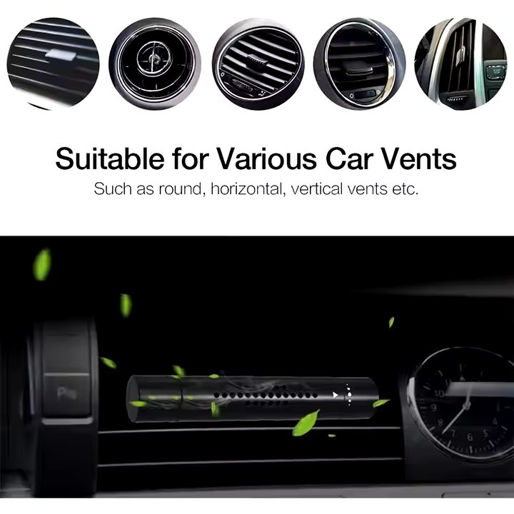 Italian Car air Outlet Perfume Ornaments Car air Conditioning Aromatherapy Clip Metal Decorative Supplies Aromatherapy Stick