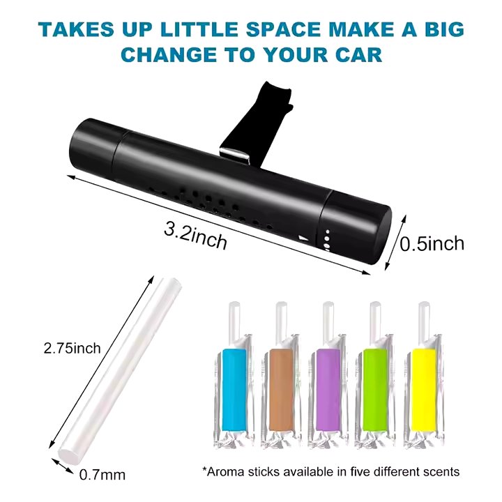 Italian Car air Outlet Perfume Ornaments Car air Conditioning Aromatherapy Clip Metal Decorative Supplies Aromatherapy Stick