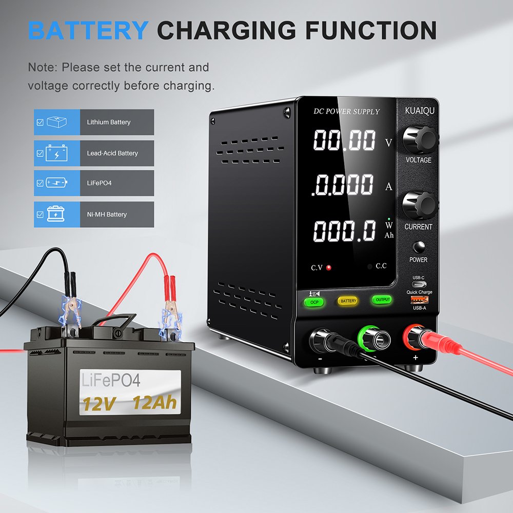 NICE-POWER SPPS-C3010C 30V 10A 300W 12V 24V 10A DC Power Supply for Motorcycle Battery Auto Moto Lead Acid Lithium Lifepo4