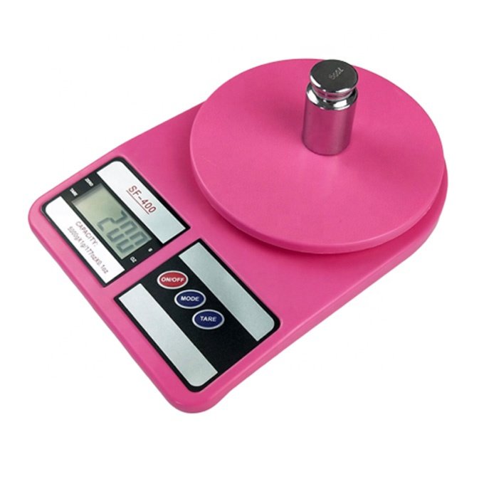 Hot Sale 10kg/1g Electronic Digital ABS Kitchen Scale SF400 Auto Feature Household Scale for Weight Measuring Battery Powered