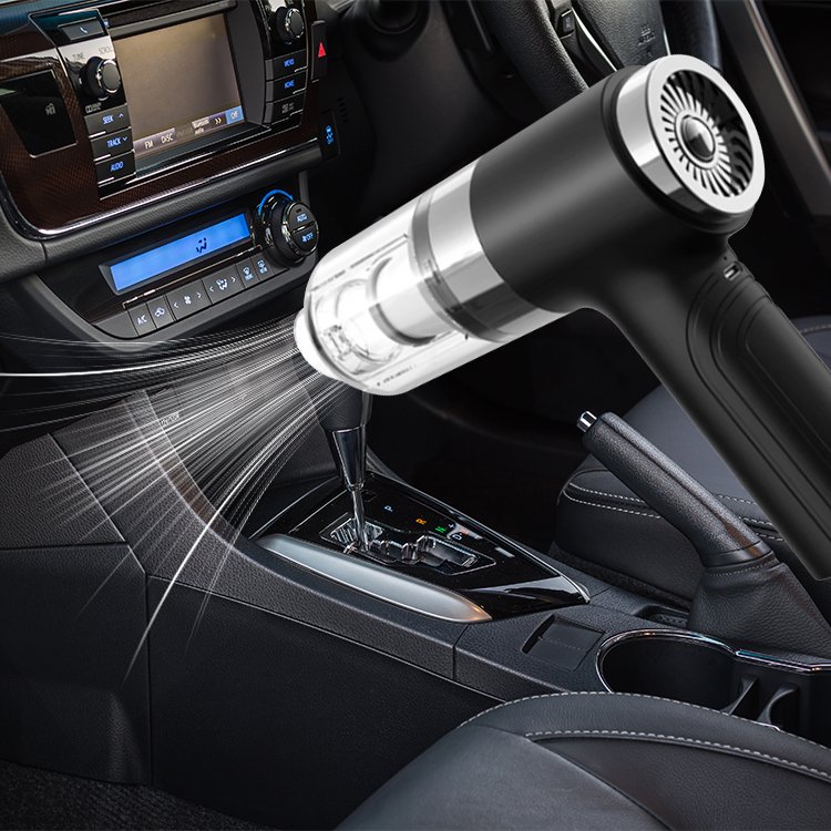 Mini Car Vacuum Cleaner 4-in-1 Cordless Portable Handheld Vacuum Cleaner and Air Duster High Power Car Cleaning Tools