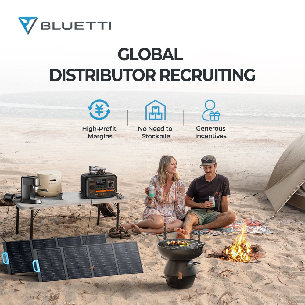 Bluetti AC2P Movement Alternator Power Supply 300w Solar Panel Complete Kit for Homeuse