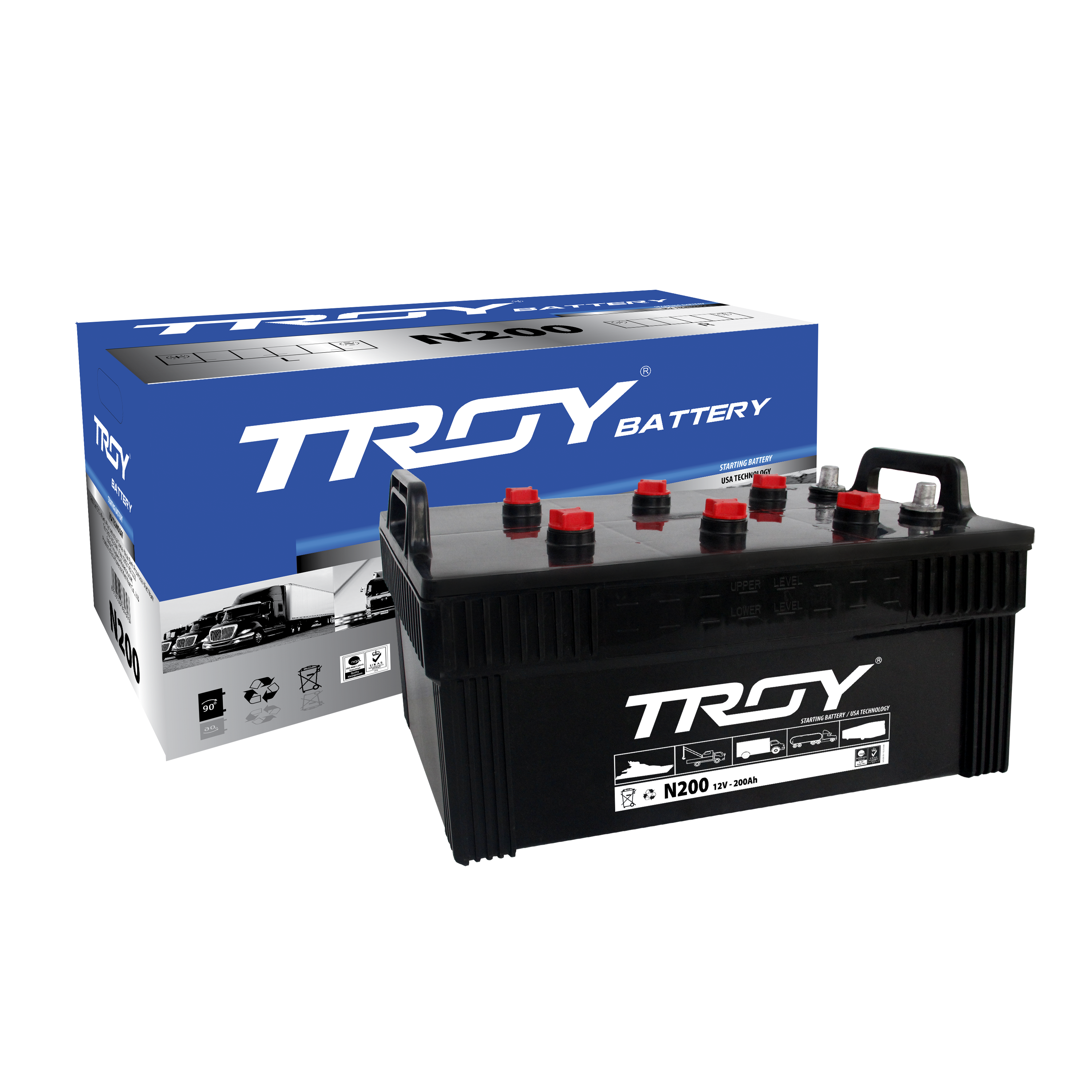 FACTORY PRICE DRIED BATTERY N20012V 200AH Battery for Car and Truck VIETNAMESE WHOLESALE Strong Starting