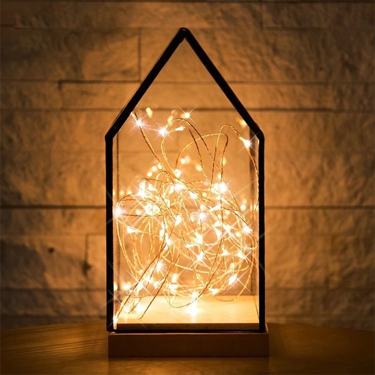 3AA Battery Powered Silver Copper Wire String 3M/5M/10M LED Garland Fairy Light Christmas Holiday Wedding Party Decoration