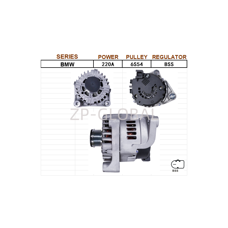 Voltage Regulator Alternator Car 12318507625/12318509024 for BMW 320d/520d/X3 2.0 (F30/F10)