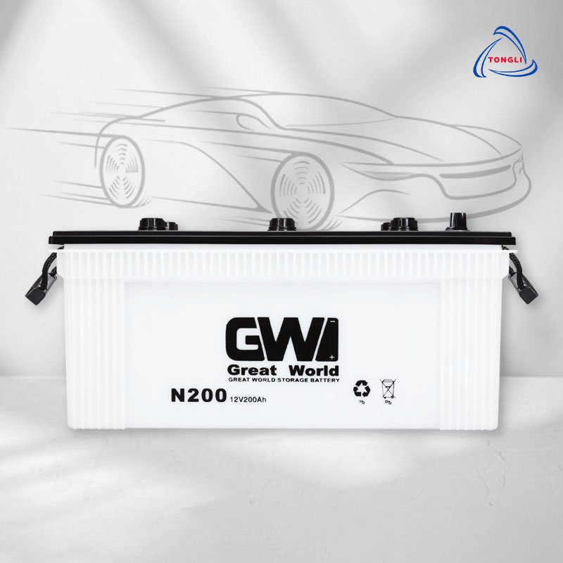 High Cost Performance Super Start 12v 75AH GW Auto Brand Car Dry Lead Acid Car Battery