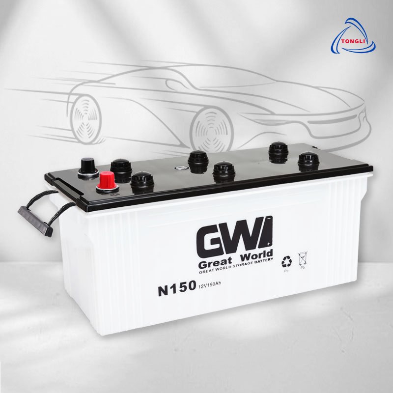 High Cost Performance Super Start 12v 75AH GW Auto Brand Car Dry Lead Acid Car Battery
